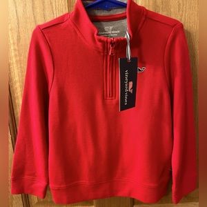 Vineyard Vines Boys 4T 1/4 zip Top - NWT